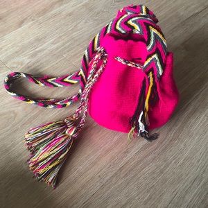 Handmade bucket bag from Colombia, South America!